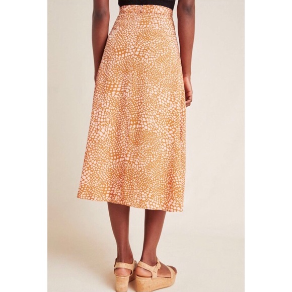 NWT ANTHROPOLOGIE MAEVE MINETTA MIDI SKIRT - Picture 6 of 9